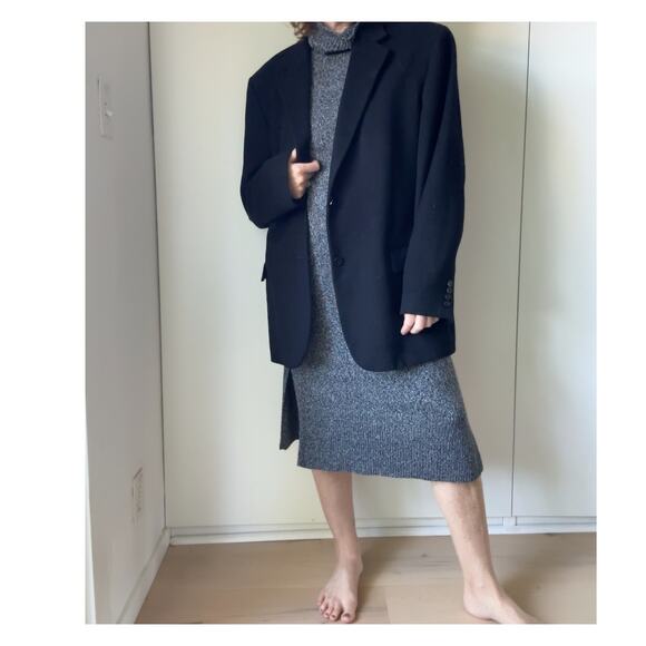 Rachel Rachel  Turtleneck sweater dress Size XS Midi Gray Fall Fashion Staple - Picture 9 of 9